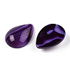 Natural Banded Agate/Striped Agate Cabochons G-T122-23H-2