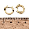 Heart Clear Cubic Zirconia Small Chunky Hoop Earrings for Women EJEW-SZ0002-41-2
