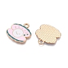 Alloy Enamel Pendants ENAM-T020-66B-2
