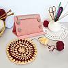 PU Leather Knitting Needle Measuring Ruler TOOL-WH0165-20B-5