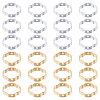 60Pcs 2 Colors Brass Bead Frame KK-SC0004-66-1