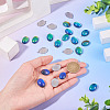 DIY Oval Pendant Making Kits DIY-TA0015-36-7