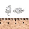 SHEGRACE Brass Cubic Zirconia Pendants XGRQ3K783-543P-3