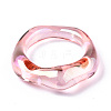 Transparent Resin Finger Rings RJEW-T013-001-E04-3