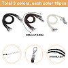 30Pcs 3 Colors Trendy Braided Imitation Leather Necklace Making NJEW-SC0001-32-2