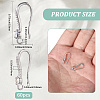 60Pcs Brass Wire Earring Findings FIND-SP0003-67B-P-2