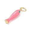 Brass Enamel Pendants KK-CBA6980-11G-C-2