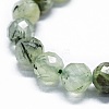 Natural Prehnite Beads Strands G-G927-39-3