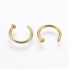 316 Stainless Steel Nose Nose Ring AJEW-P070-09A-2