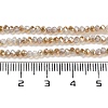 Electroplate Glass Beads Strands EGLA-J144-HR-C04-4