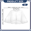 Polyester Gauze Bridal Shawl AJEW-WH0481-225-2
