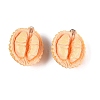 Opaque Resin Imitation Fruit Pendants RESI-Q232-07A-1