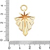 Brass Micro Pave Cubic Zirconia Pendants X-KK-L209-095G-3