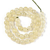 Dyed Natural White Jade Beads Strands X-G-T139-8mm-60-13-2