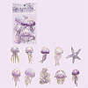 20Pcs 10 Styles Jellyfish PET Waterproof Stickers PW-WG3A630-07-1