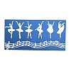 Music Note & Ballet Dancer Food Grade Silhouette Statue Silicone Mat Moulds MUSI-PW0003-02-2