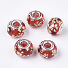 Glass European Beads GPDL-Q023-01-2