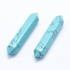 Synthetic Green Turquoise No Hole Faceted G-G760-J09-02-2