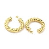 Brass Hoop Earrings EJEW-M260-06G-A-2