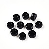 Opaque Solid Color Glass Beads GLAA-N007-6x3mm-A01-1