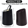 2Pcs 2 Styles PU Leather Eyeglasses Display Holder ODIS-CN0001-11-2