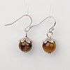 Natural Tiger Eye Jewelry Sets SJEW-JS00696-01-3