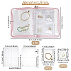 PVC Loose Leaf Jewelry Storage Bag ODIS-WH0038-90E-2