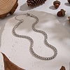 5.6MM European 304 Stainless Steel Wheat Chain Necklaces RH9745-2-1