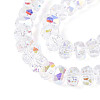 Electroplate Glass Beads Strands EGLA-T021-20A-3