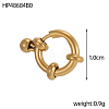 304 Stainless Steel Round Spring Ring Clasp STAS-OY012-48G-2
