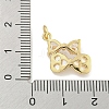 Brass with Cubic Zirconia with Sea Shell Pendant KK-Q820-11G-3