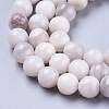 Natural White Agate Beads Strands G-K410-11-6mm-3