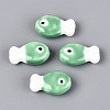 Handmade Porcelain Ceramic Beads PORC-T134-26C-2