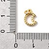 Brass Micro Pave Cubic Zirconia Pendants KK-Z135-03G-02-3