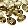 Faceted Oval Glass Pointed Back Rhinestone Cabochons RGLA-A010-18x25mm-S20-1