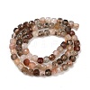 Natural Aquamarine & Rutilated Quartz & Prehnite Beads Strands G-RM2025-C44-G-3