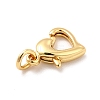 Rack Plating Brass Lobster Claw Clasps X-KK-K270-23G-2