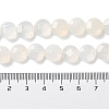 Natural White Agate Beads Strands G-K357-B16-01-5