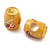 Alloy Enamel European Beads ENAM-M008-09G-04-2