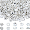 260Pcs 5 Styles Pave Disco Ball Beads RB-SC0001-21-1