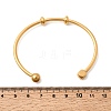 304 Stainless Steel Cuff Bangles BJEW-P394-01G-5