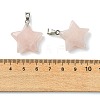 Natural Rose Quartz Pendants GG-K002-10T-3