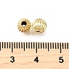 Brass Corrugated Beads KK-V011-01B-G-2