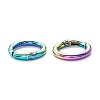 Zinc Alloy Ring Spring Gate Rings PALLOY-M194-01A-MC-4