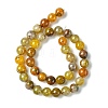 Dyed Natural Dragon Veins Agate Beads Strands X-G-C068-10mm-15-5