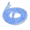 Imitation Jade Electroplate Glass Beads Strands EGLA-A039-J4mm-L04-2