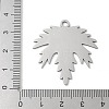 201 Stainless Steel Pendants STAS-S155-01P-02-3