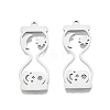 201 Stainless Steel Pendants STAS-N098-115P-3