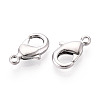 Brass Lobster Claw Clasps KK-YW0004-01C-P-2