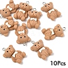 10Pcs Opaque Resin Pendants RESI-YW0004-12B-1